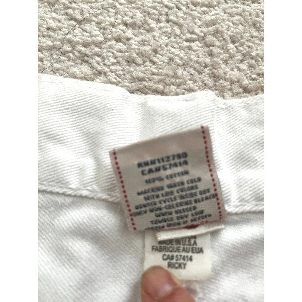 True Religion Men's Ricky Super T Denim White Jeans Made in USA 32x31